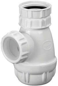 Image produit Siphon bidet plastique, r&eacute;glable 50/106mm, sortie &Oslash;32mm, d&eacute;bit : 51 l/mn