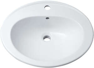 Image produit Vasque &agrave; enc. Geberit Bastia plage Blanc 595 x 195 x 530 mm