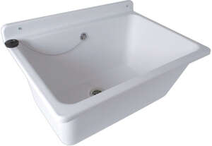 Image produit Bac a laver pour fixation murale blanc