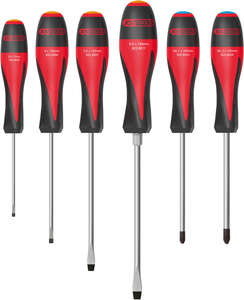 Image produit Jeu de 6 tournevis ULTIMATE, Fente - PZ